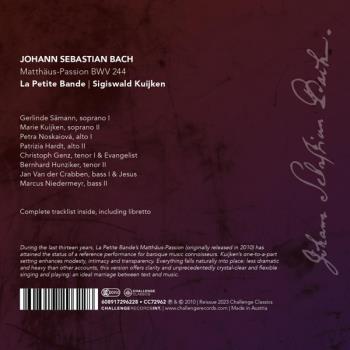Bach - Matthäus-passion (La Petite Bande)