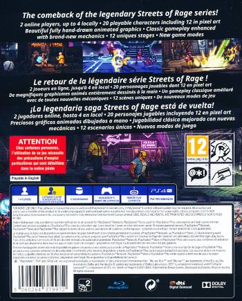 Streets of Rage 4 Anniversary EDPS4