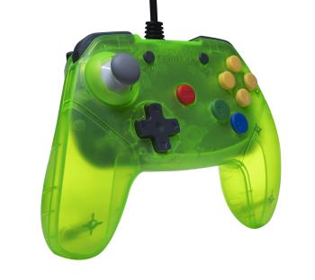 RF Brawler64 Wired Controller Extreme Green