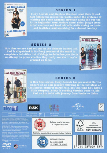 An Idiot Abroad Seasons 1-3 (Ej svensk text)