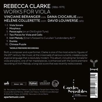 Rebecca Clarke Works for Viol