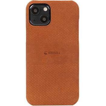 Krusell: Leather Cover iPhone 13 Cognac