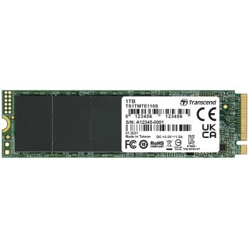 Transcend: PCIe M.2 SSD Gen3 x4 NVMe 1TB (R1700/W1400)