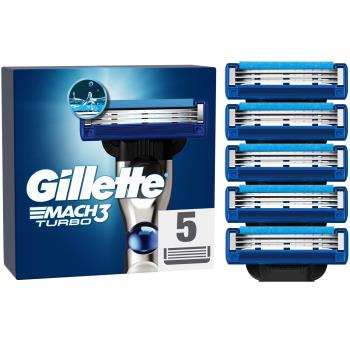 Gillette: Rakblad Mach3 Turbo 5st