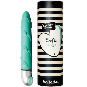 Belladot: Sofia Vibrating dildo grön