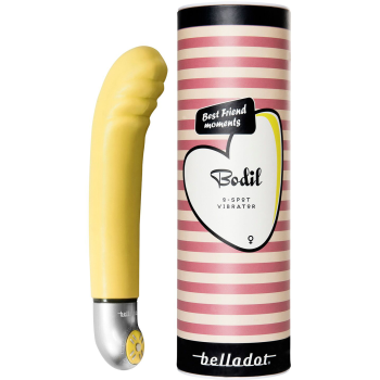 Belladot: Bodil G-vibrator gul
