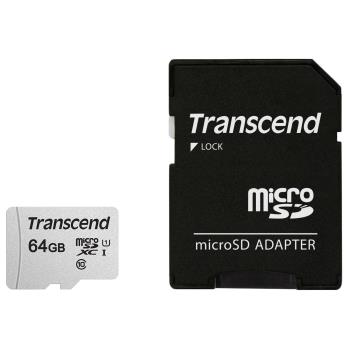 Transcend: microSDXC  64GB U1 (R95/W25)