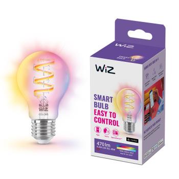 WiZ: WiFi Smart LED E27 40W Filament Färg + Varm-kallvit 470lm