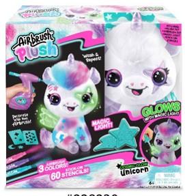 Airbrush Plush - Glow in the Dark Unicorn