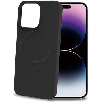 Celly: Cromomag Soft rubber case MagSafe iPhone 15 Pro Max Svart
