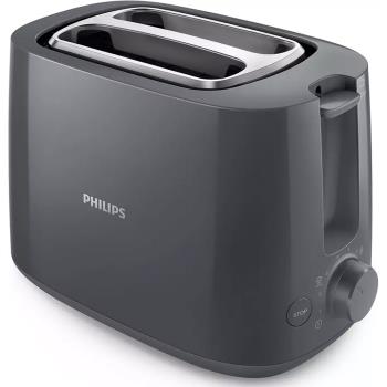 Philips: Brödrost 2skivors HD2581/10 med bullvärmare