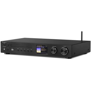 Soundmaster: ICD4350SW Multi-ljudsystem med WLAN/LAN-Internet/DAB+/FM-radio, CD/MP3, USB, Bluetooth®, APP-styrd