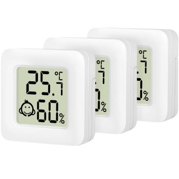LogiLink: Digital Mini-termometer/hygrometer 3-pack
