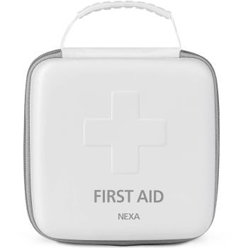 Nexa: FHD Första Hjälpen-väska 39 delar Hårt fodral Vit