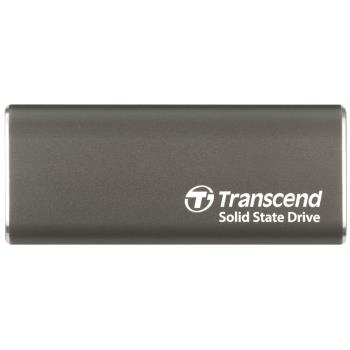 Transcend: Portabel SSD ESD256C USB-C 1TB 10Gbps (R1050/W950 Mb/s) Aluminium