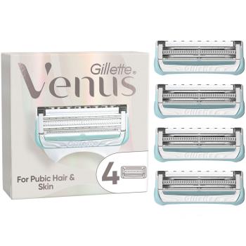 Gillette: Rakblad Venus Pubic Hair & Skin 4st rakblad