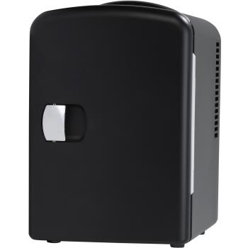 Denver: Mini-kyl/värmeskåp 4Liter 220V + 12V adapter MFR-401B Svart