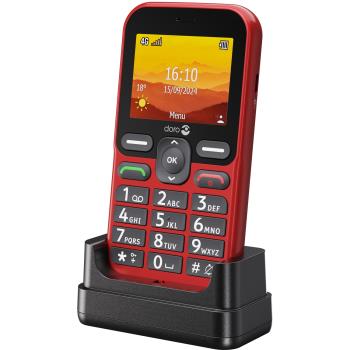 Doro: Mobiltelefon 4G Leva L11 Röd