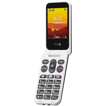 Doro: Mobiltelefon 4G Leva L21 Svart/Vit