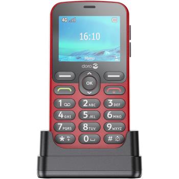 Doro: Mobiltelefon 4G 1881 Röd