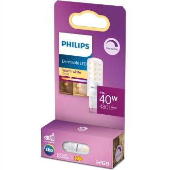 Philips: LED G9 Kapsel 4W (40W) Dimbar 480lm