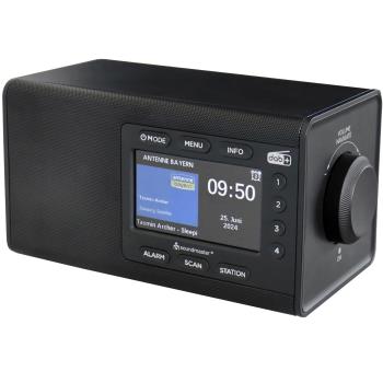 Soundmaster: Bordsradio Färg-display Förvalsknappar DAB900SW Svart