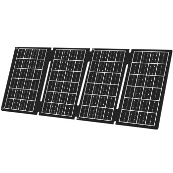LogiLink: Vikbar solcellspanel med USB-laddare 1x USB-C, 1 x USB-A 15W