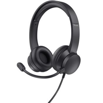 Trust: Ayda PC-headset 3,5mm Svart