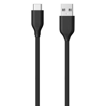 Champion: USB-A till USB-C Kabel 1m Svart