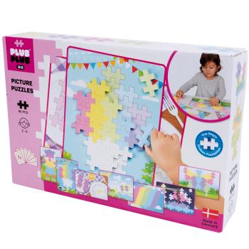 Plus Plus - BIG Pastel - Picture Puzzel - 60 pcs
