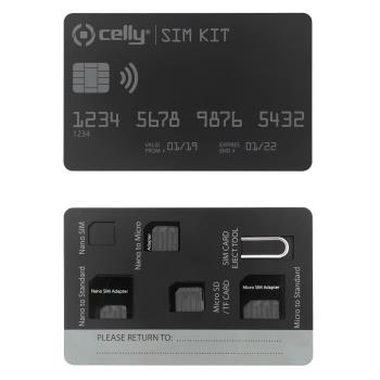 Celly: SIM-kit SIM-kortsadaptrar 3-pack