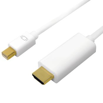 LogiLink: Mini DisplayPort -> HDMI 4K 2m Vit