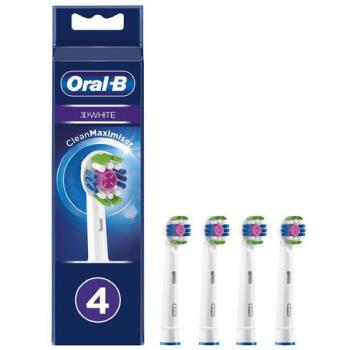 Oral B: Borsthuvud 3D White 4st