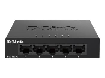 D-LINK 5-Port Gigabit Ethernet Metal Housing Unmanaged Switch
