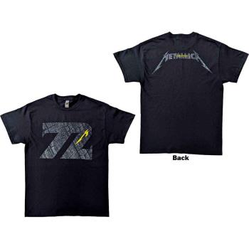 Metallica: Unisex T-Shirt/72 Seasons Charred Logo (Back Print) (XX-Large)