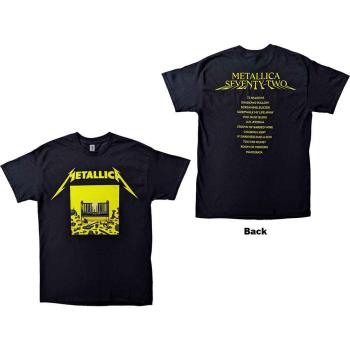 Metallica: Unisex T-Shirt/72 Seasons Squared Cover (Back Print) (Small)