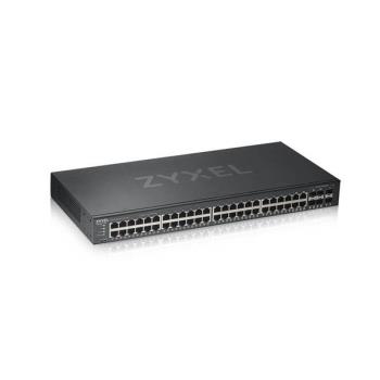 Zyxel GS1920-48v2, 48 Port Smart Managed Switch 48x Gb and 4x Gb SFP, Standalone or Cloud