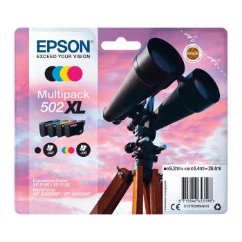 Epson Multipack 4-colours 502XL Ink | 470Pages | Black | Cyan | Yellow | Magenta