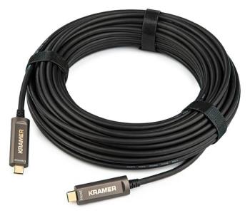 Kramer CLS-AOCU31/CC-10 - USB 3.1 GEN-2 Optical USB-C (M) to USB-C (M) Cable, plug N play, 3,0m