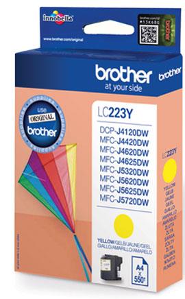 Brother LC223Y | 550Pages | Yellow