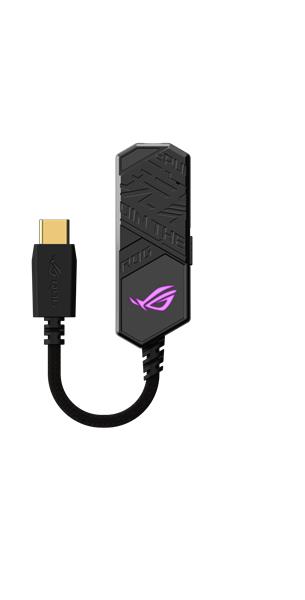 ASUS ROG CLAVIS USB-C to 3.5mm DAC with AI microphone