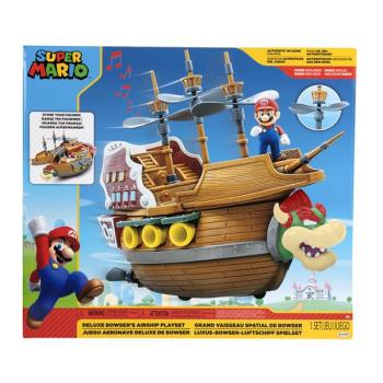 Super Mario 2.5 Inch Deluxe Playset Bowser Ship