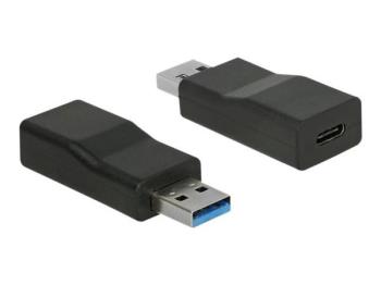 DeLOCK USB omvandlare, USB 3.1 Gen 2, USB-C hona - USB-A hane, aktiv, TI Chipset, 1A, upp till 10Gbp