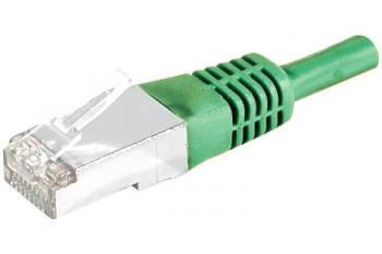 EXC Patch Cord RJ45 CAT.6 S/FTP Copper Green 0.15m