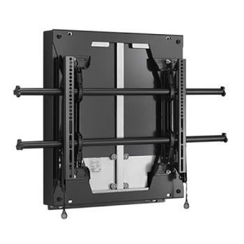 CHIEF MSD1U - Manual Height adjustable wallmount, VESA 200x200 - 650x400, Max 30,4-57kg, Black