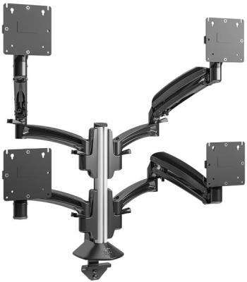 CHIEF K1C420B - Kontour K1C Desktop mount for 4 (2x2) monitors, Black
