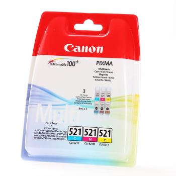 CANON Ink 2934B010 CLI-521 Multipack C/M/Y
