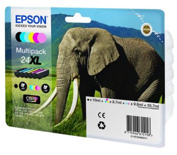 EPSON Ink C13T24384011 24XL Multipack Elephant