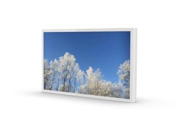 Hi-Nd Wall Casing 49" Landscape for Samsung, LG & Philips, Polycarbonate protection, White RAL 9003
