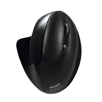 PORT Designs Ergonomic Rechargeable Bluetooth Wireless Mouse RH /900706-BT